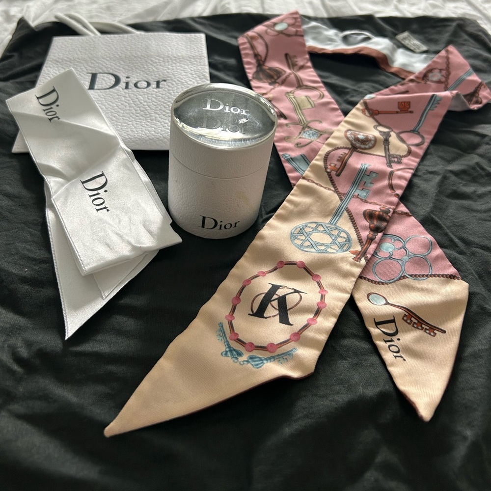Dior ABCDior mitzah scarf K monogram